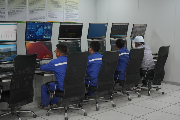 库尔勒：新疆中昆新能源有限公司100MW集中式光伏发电项目并网发电(图3)