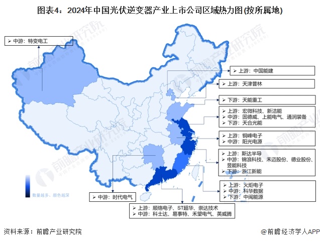 2024年中国光伏逆变器行业区域分布分析江苏和广东处于领先地位【组图】(图4)