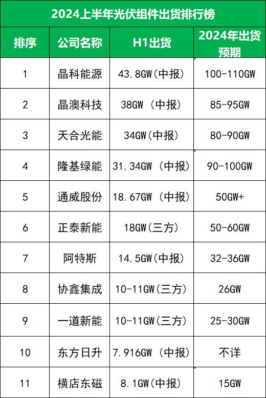 2024上半年光伏组件市场风云谁与争锋？(图2)