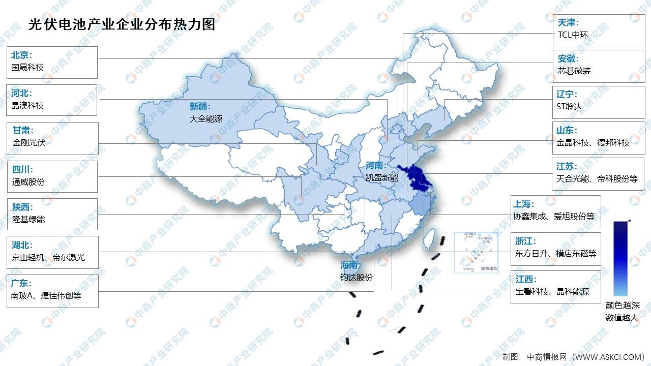 2024年中国光伏电池产量及企业分布情况预测分析（图）(图2)